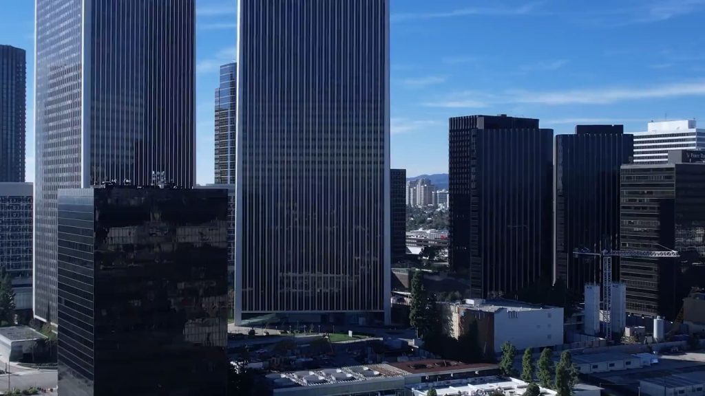 Business Services - A scene of office skyscrapers during the day